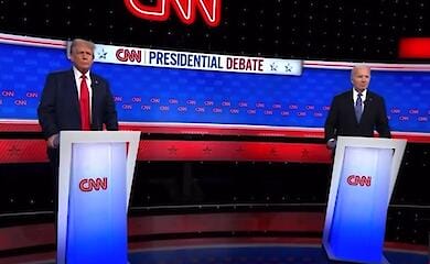 There was a Biden and Trump debate in the US