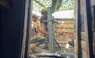 Mortars are fighting near Volchansk