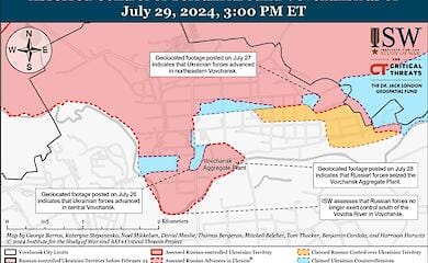 Russian troops hit Chernobayevka and Kupyansk, seize factory in Volchansk