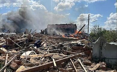 The most terrible thing is to go to the call in your own house: in Kharkiv region during the shelling the house of the rescuer was damaged during the shelling