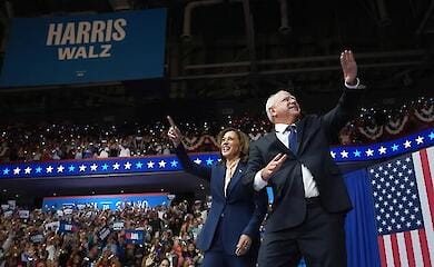 Kamala Harris has elected a candidate for vice-president of the United States