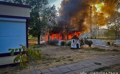 Russian army shells children's cafe in Zaporizhzhya: four injured