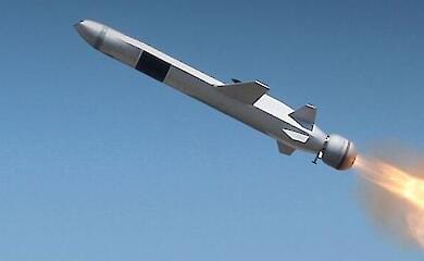 A cruise missile