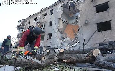 Night attack on Zaporizhzhya: Russian Federation dropped more than 10 KABs on the city