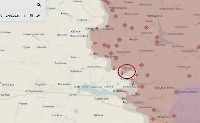 The town of Hornyak, from which Ukrainian TV was broadcasting, was occupied by Russians