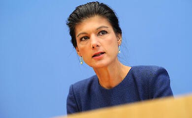 German "Putin's friend" Wagenknecht does not rule out running for chancellor.