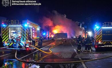 On the evening of 6 December, the Russian army launched an air strike on Zaporizhzhya: two children among the dead