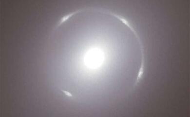 A close-up of the centre of galaxy NGC 6505 with a bright Einstein ring around its nucleus, taken by ESA's Euclid space telescope. The Einstein ring is formed by gravitational lensing, when the mass of the galaxy NGC 6505 bends and magnifies light from a more distant galaxy into the ring. NGC 6505 is a well-known galaxy just 590 million light years from Earth, and Euclid's discovery of the spectacular Einstein ring here was unexpected.