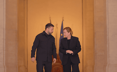 Ukrainian president and Italian prime minister agree on joint steps to increase pressure on Russia