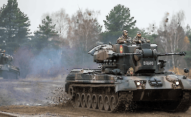 German Gepard anti-aircraft system