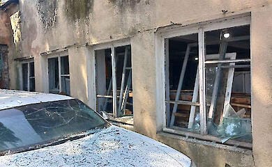 Odessa film studio damaged during night shelling: scenery for Dovzhenko film destroyed