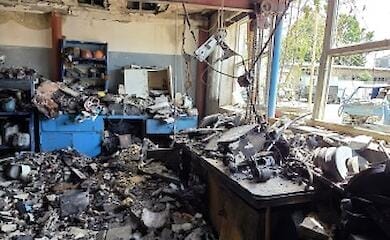 In Odessa, Russian shelling damaged a water pipeline and destroyed a company shop