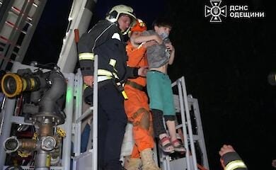 Fire in 9-storey building, children among the injured: what is known about the drone strike on Odessa