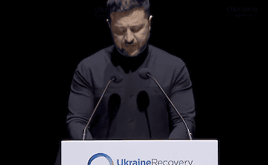 Zelensky: Russia responded to the URC 2025 conference with a strike on Kyiv