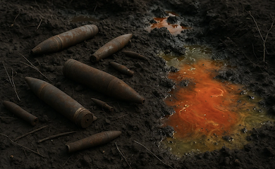 Large amounts of poisons have been detected in the soil from the battlefields in Kherson region