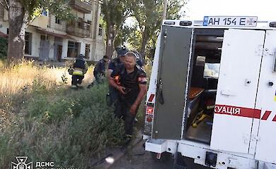 In Konstantinovka and Kherson, Russians attacked rescuers: there are wounded