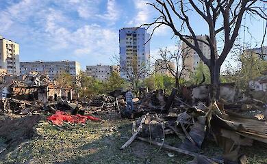 Missile strike on Nikolaev: photos of the consequences of a hit on a residential area have appeared
