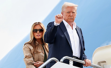 Melania and Donald Trump