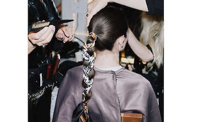 The silk braid: a new way to wear the scarf that Copenhagen Fashion Week has given us