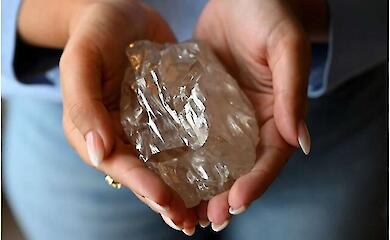 Belgium is studying a unique diamond from Botswana - the second largest in history