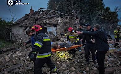 В ходе массированного обстрела Львова погибла семья из четырех человек, есть также раненые
