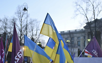 Voters of which Polish parties support continued support for Ukrainian refugees