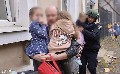During the Russian attack on Kharkiv, 48 toddlers were evacuated from the affected kindergarten