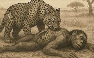 Traces on Homo habilis bones show: ancient humans were killed by leopards