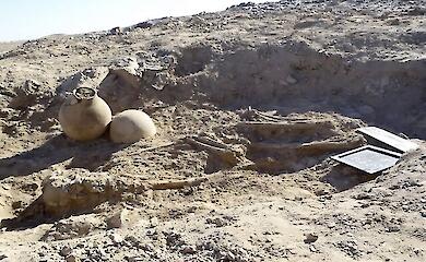 Archaeologists have found a mysterious single burial site of the Kerma kingdom in the Sudanese desert