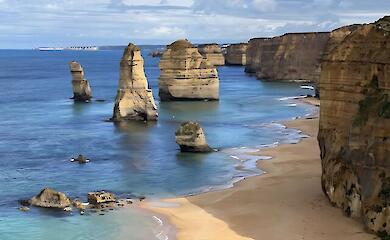 The Rocks of the Twelve Apostles in Victoria, Australia.