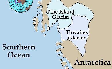 Scientists have linked the melting of the Pine Island Glacier to human activity