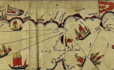 Scientists have unravelled the mystery of a nautical chart that had remained a mystery for almost two centuries