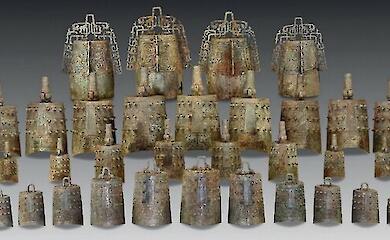 A 2,600-year-old tomb has revealed an unusual ritual involving bronze bells