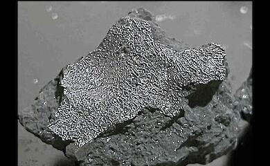 Traces of an ancient salty world were found in a meteorite that crashed through the roof of a house
