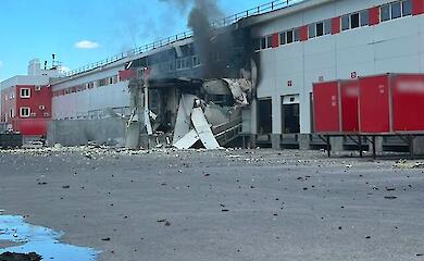 A Russian strike destroyed the ‘Nova Poshta’ terminal in Kharkiv: company staff were among the victims