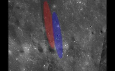 A piece of a SpaceX rocket left an 18-metre-wide crater on the Moon