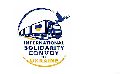 Logo of the International Solidarity Convoy to Ukraine campaign