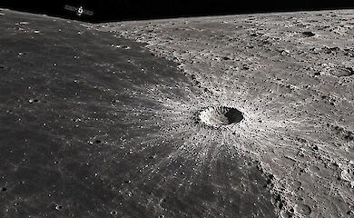 NASA has discovered a new crater on the Moon, 222 metres wide