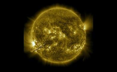 The Sun in an image from the Solar Dynamics Observatory, published by NASA
